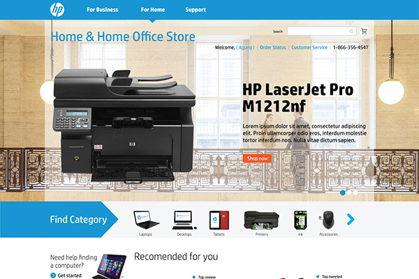 Hewlett Packard e-Commerce