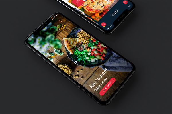 iPhoneX Faiza Pizza Apps